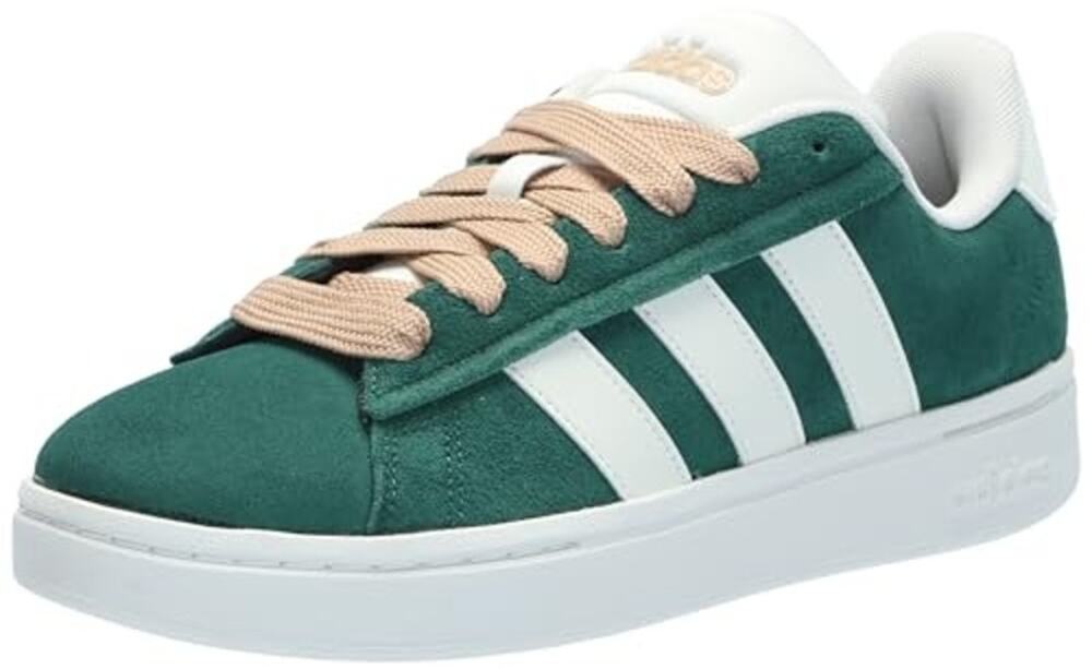 USED adidas Women's Grand Court Alpha 00s, Collegiate Green/Off White/Beige,7.5